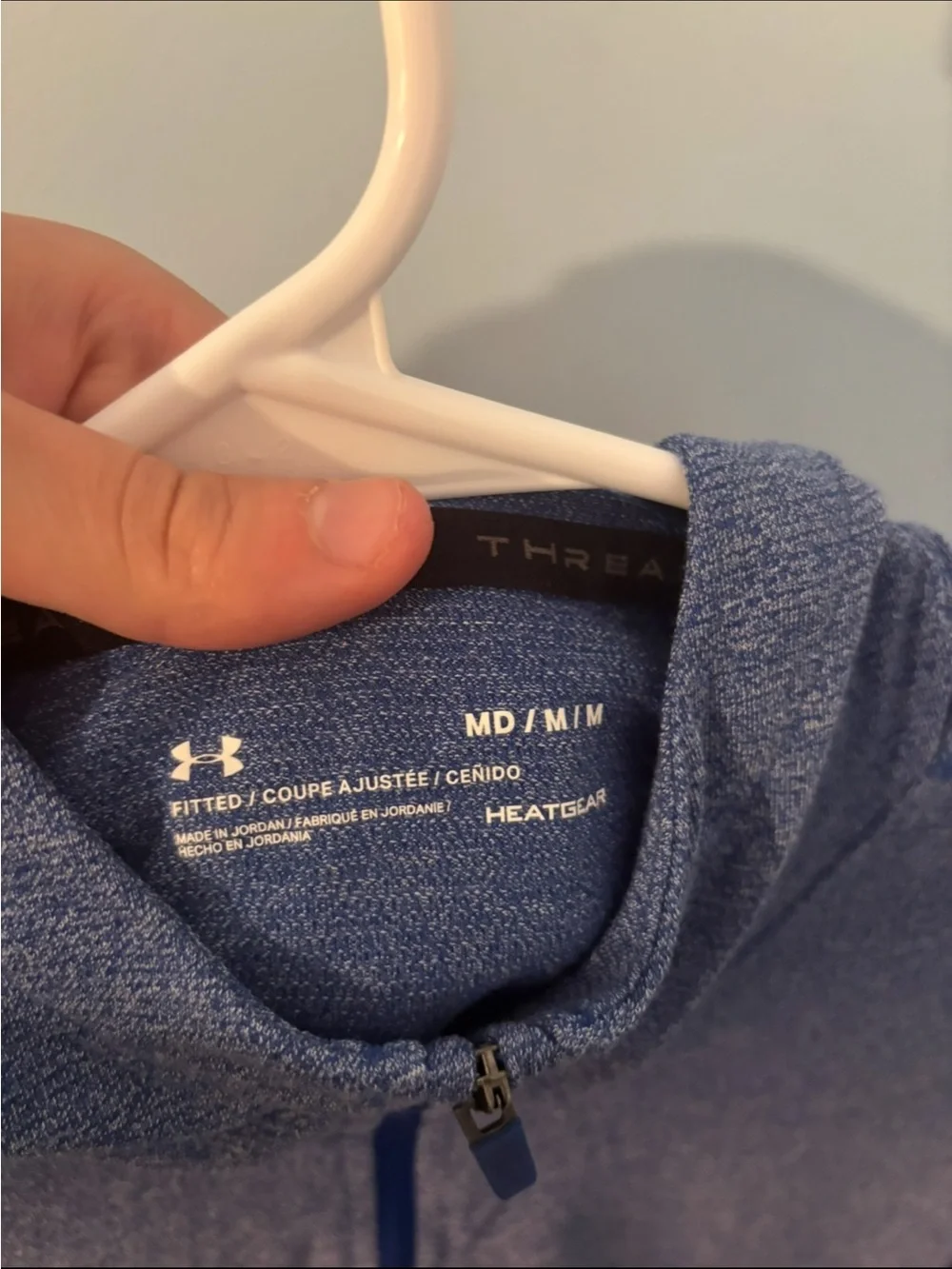 Under Armour Blue Quarter-Zip Performance Top men’s medium blue